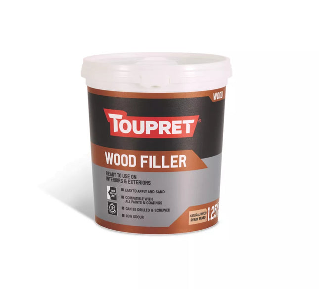 TOUPRET READY-TO-USE WOOD FILLER NATURAL WOOD 1.25KG - MonkeyTools