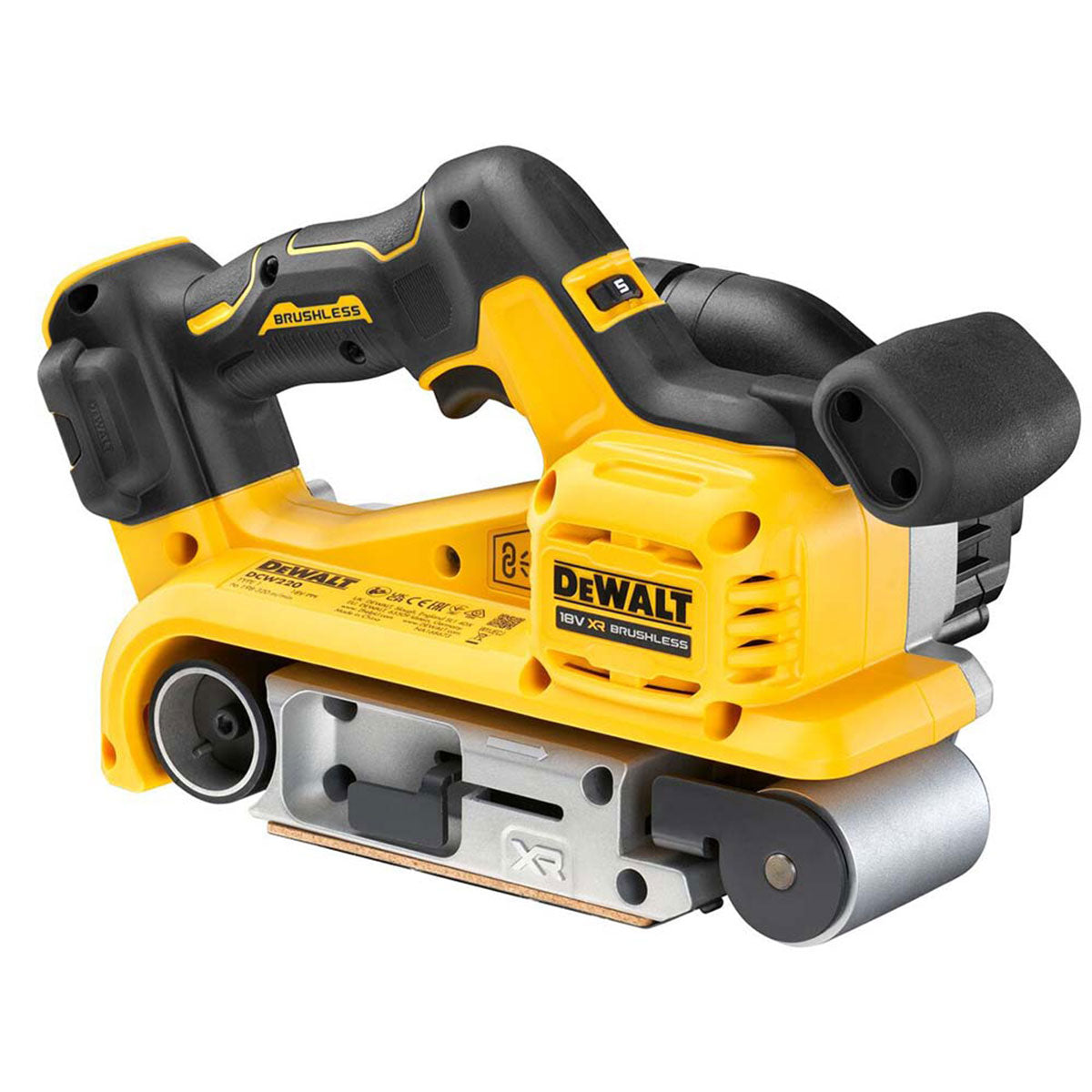 Dewalt DCW220NT 18V XR Brushless 75mm Belt Sander Body Only with TSTAK Case - MonkeyTools