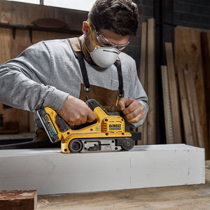 Dewalt DCW220NT 18V XR Brushless 75mm Belt Sander Body Only with TSTAK Case - MonkeyTools