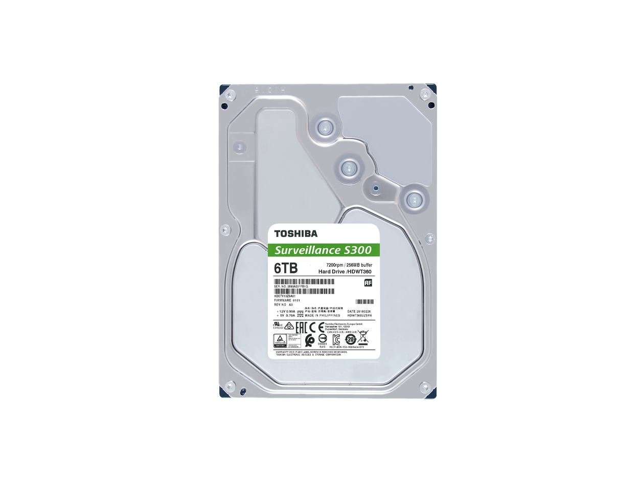 TS6TB - 6TB S300 Surveillance Toshiba HDD - MonkeyTools