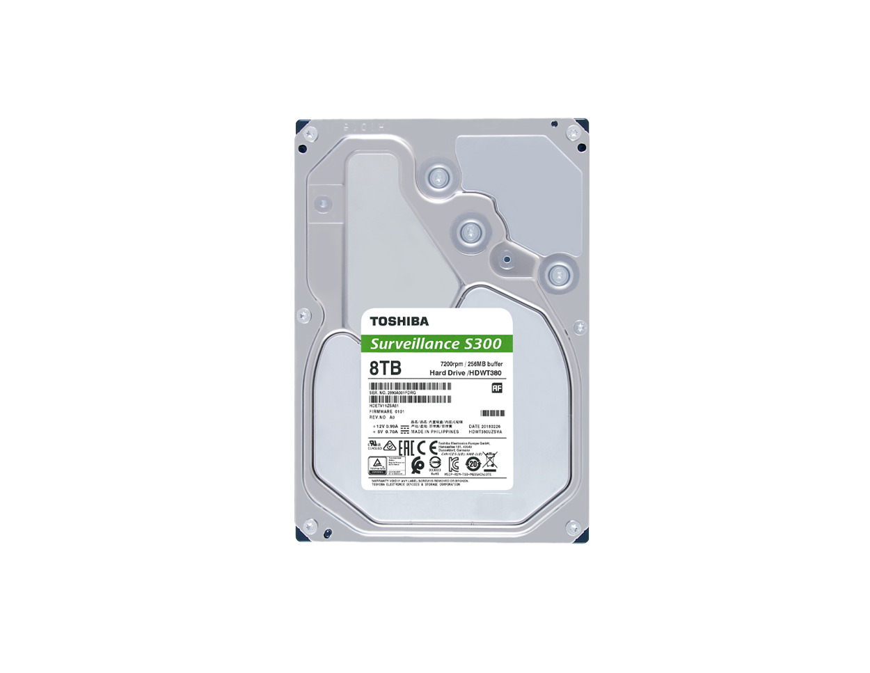 TS8TB - 8TB S300 Surveillance Toshiba HDD - MonkeyTools