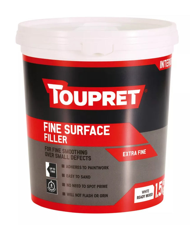 TOUPRET INTERNAL FINE SURFACE FILLER 1.5KG - MonkeyTools