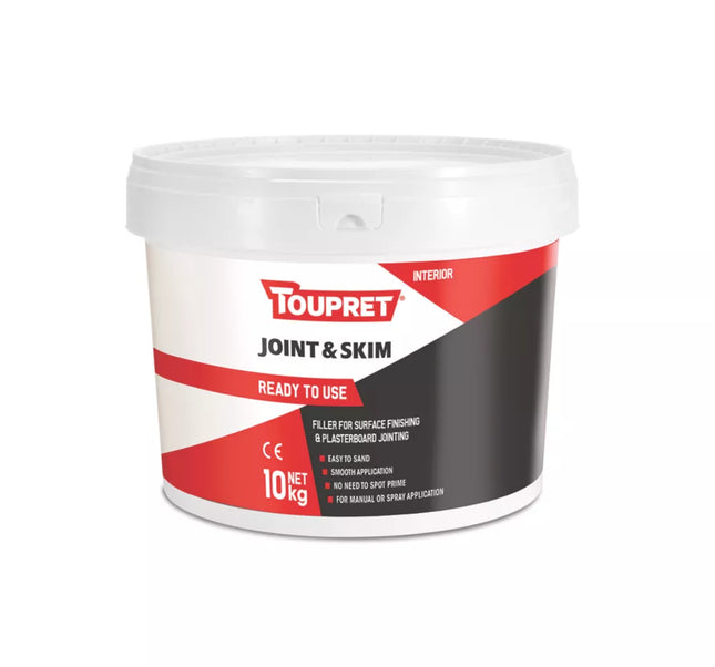 TOUPRET JOINT & SKIM READY TO USE 10KG - MonkeyTools