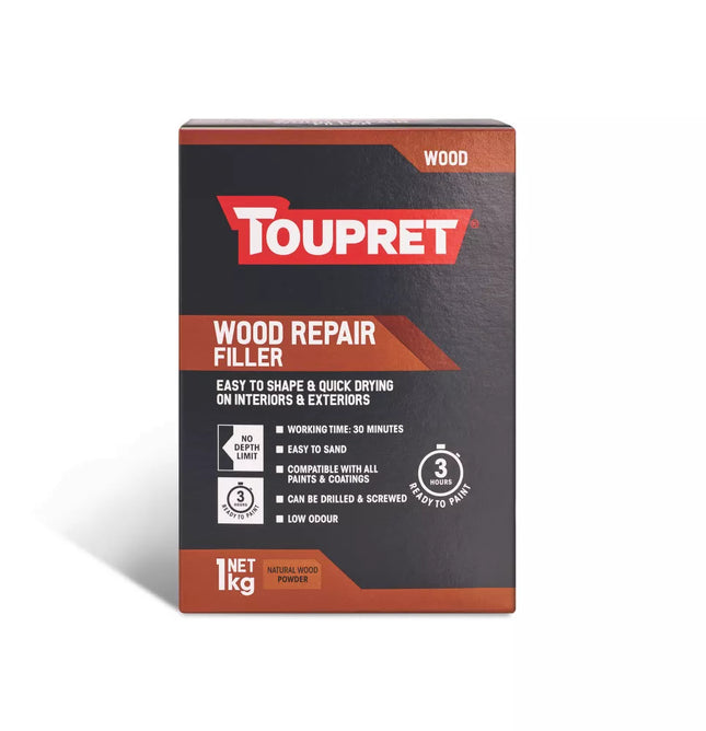 TOUPRET WOOD REPAIR FILLER NATURAL WOOD 1KG - MonkeyTools