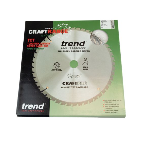 TREND CSB/AP30096 CRAFTPRO SAW BLADE FOR ALUMINIUM & PLASTIC 300MM X 96T X 30MM - MonkeyTools