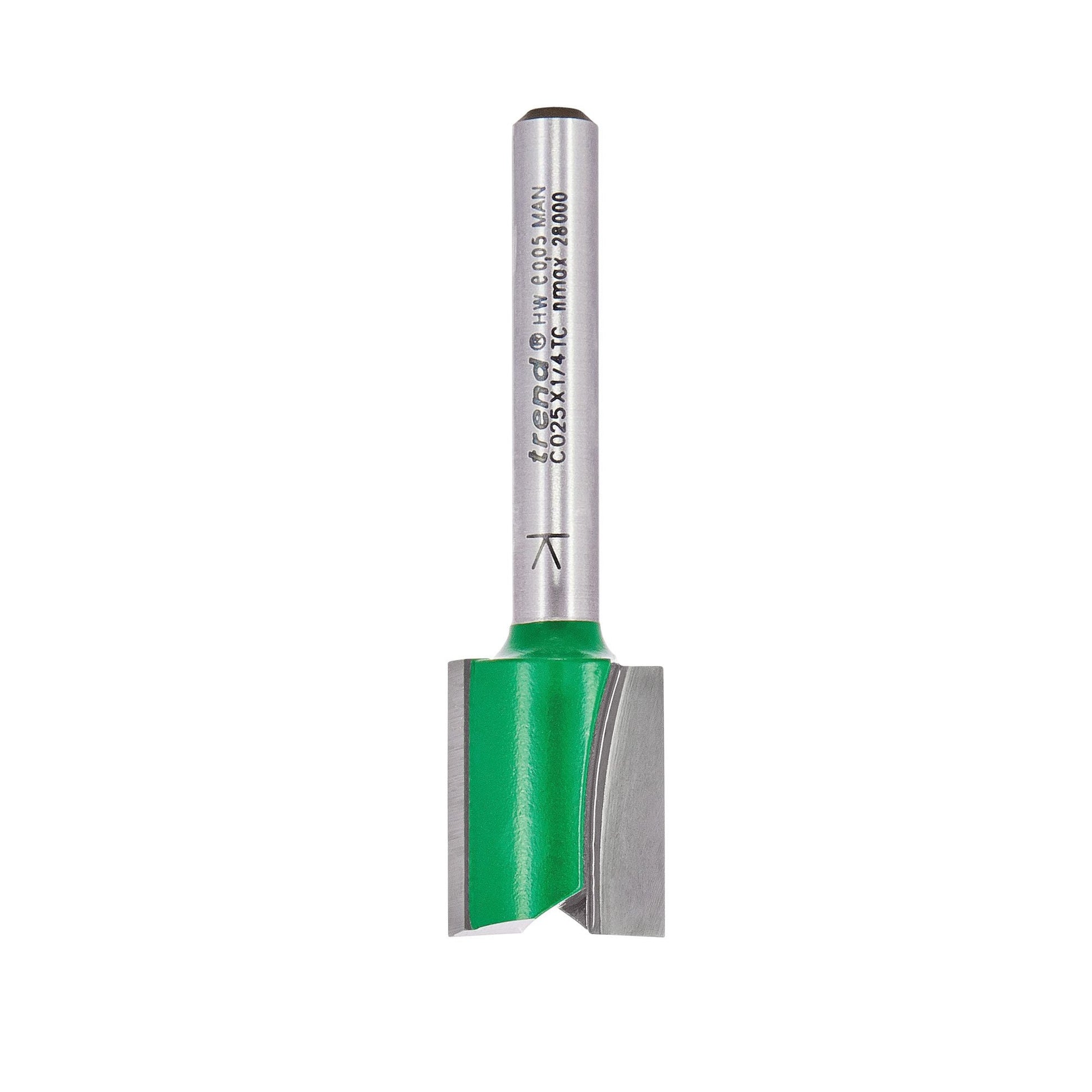 Trend 1/4" Two Flute Cutter 15.9mm C025X1/4TC - MonkeyTools