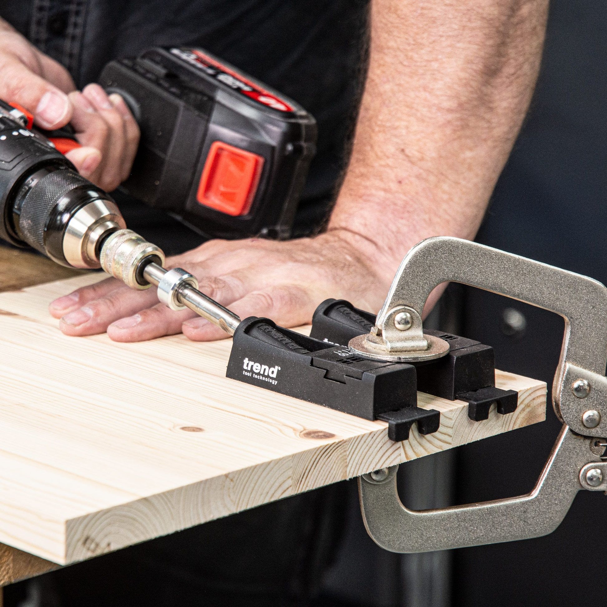Trend 3 in 1 Pocket Hole Jig PH/JIG/BK - MonkeyTools