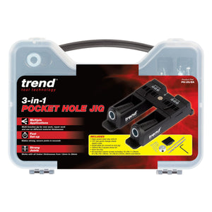 Trend 3 in 1 Pocket Hole Jig PH/JIG/BK - MonkeyTools