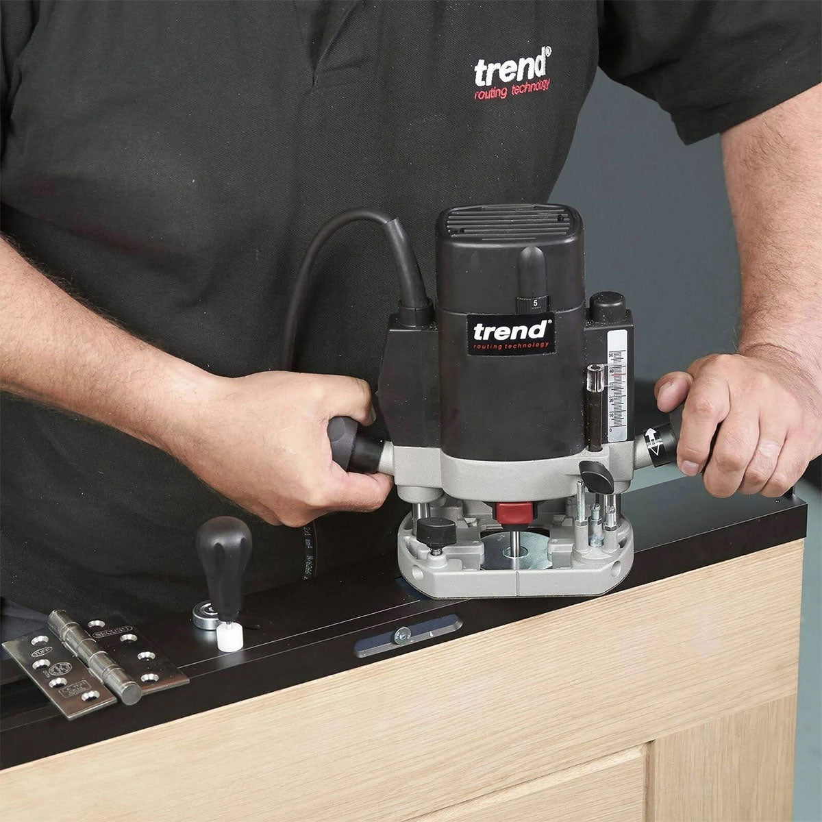 Trend Hinge Recessing Jig Single Piece HINGE/JIG - MonkeyTools