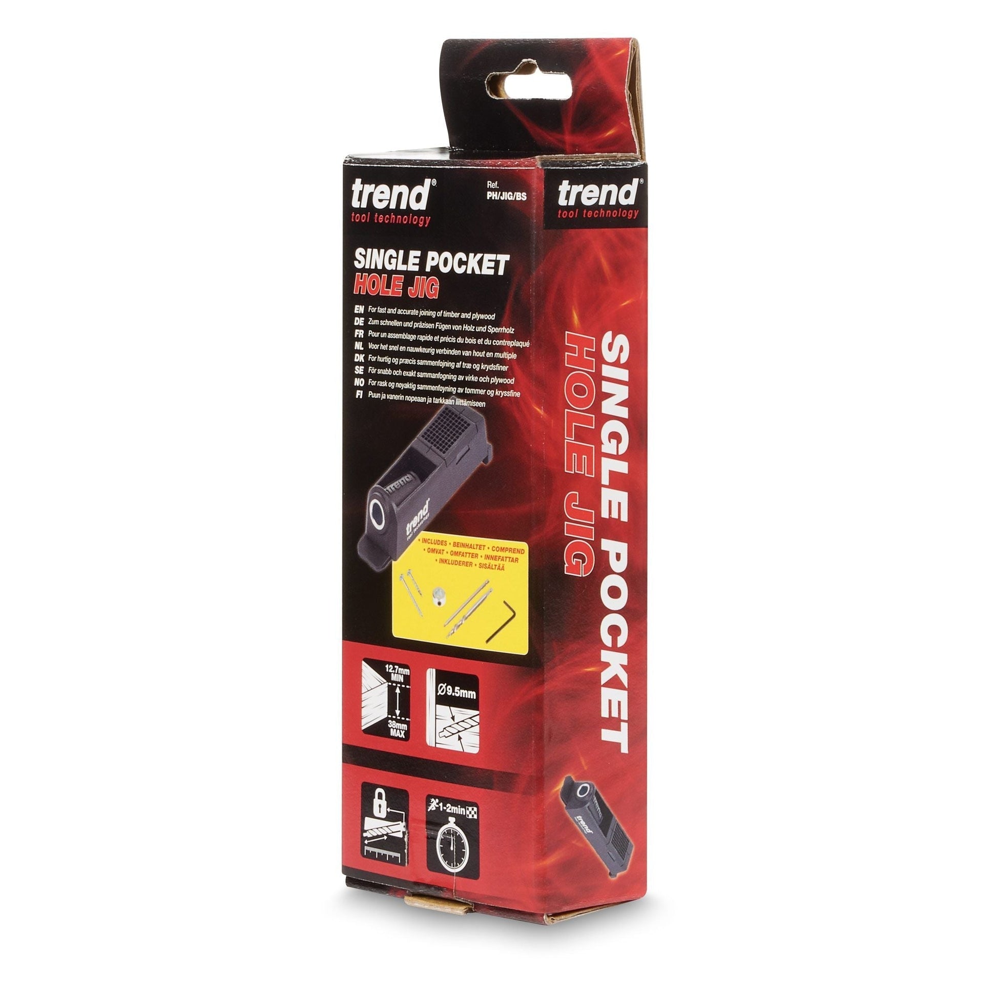 Trend Single Pocket Hole Jig PH/JIG/BS - MonkeyTools
