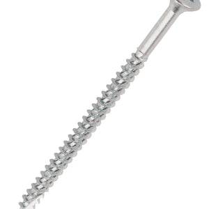 TURBO SILVER PZ DOUBLE-COUNTERSUNK MULTIPURPOSE SCREWS 5MM X 100MM 1000 PACK - MonkeyTools