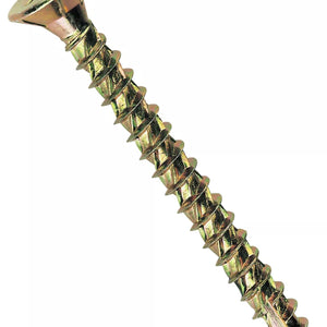 TURBOGOLD PZ DOUBLE-COUNTERSUNK MULTIPURPOSE SCREWS 5MM X 100MM 1000 PACK - MonkeyTools