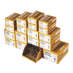 TURBOGOLD PZ DOUBLE-COUNTERSUNK WOODSCREW TRADE PACK 2800 PCS - MonkeyTools