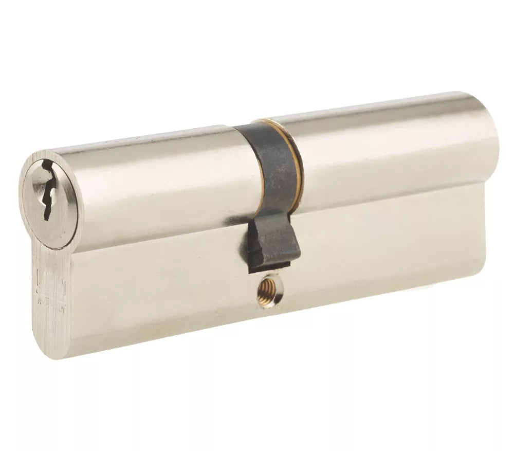 UNION 6-PIN EURO CYLINDER LOCK 45-55 (100MM) SATIN NICKEL - MonkeyTools
