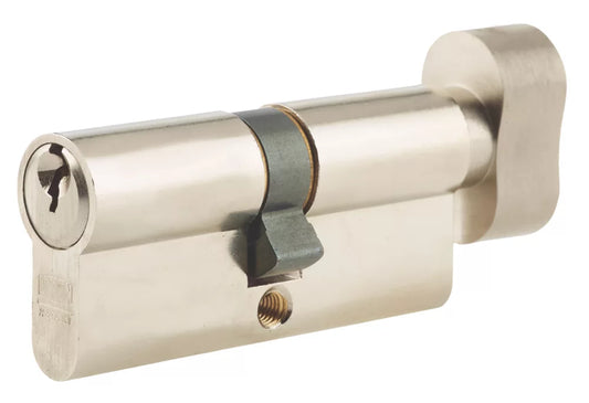 UNION 6-PIN THUMBTURN EURO CYLINDER LOCK 40-40 (80MM) SATIN NICKEL - MonkeyTools