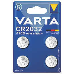 VARTA CR2032 COIN CELL BATTERY 4 PACK - MonkeyTools