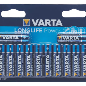 VARTA LONGLIFE POWER AA ALKALINE BATTERIES 12 PACK - MonkeyTools