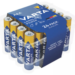 VARTA LONGLIFE POWER AAA ALKALINE HIGH ENERGY BATTERIES 24 PACK - MonkeyTools