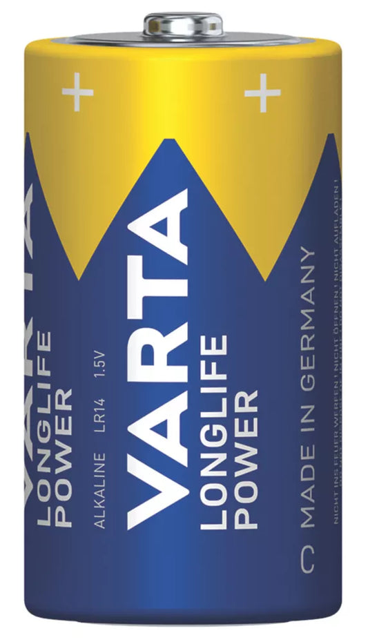 VARTA LONGLIFE POWER C ALKALINE HIGH ENERGY BATTERIES 6 PACK - MonkeyTools