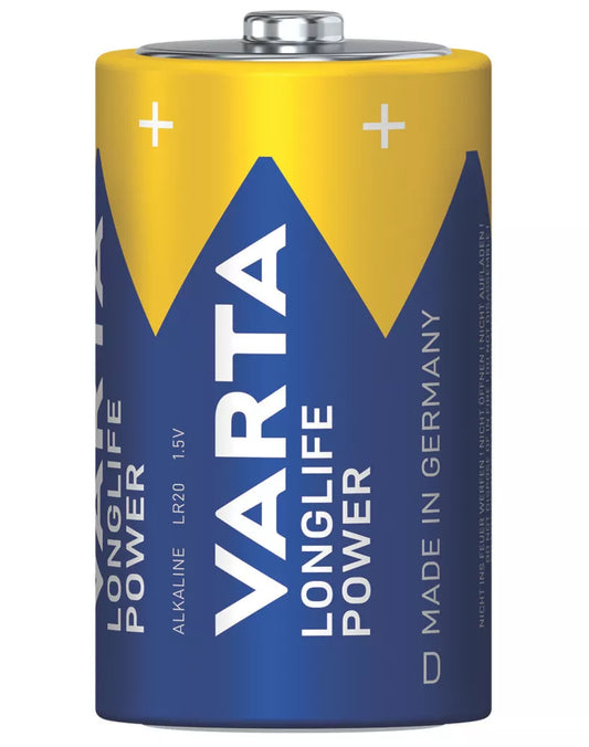 VARTA LONGLIFE POWER D ALKALINE HIGH ENERGY BATTERIES 6 PACK - MonkeyTools