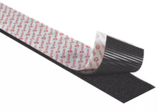 VELCRO BRAND BLACK HEAVY DUTY STICK-ON TAPE 1M X 50MM