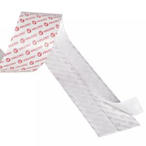 VELCRO BRAND WHITE STICK-ON TAPE 2.5M X 20MM - MonkeyTools