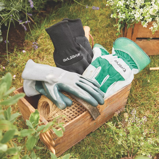 VERVE GARDENING GLOVES SET L 3 PAIRS - MonkeyTools