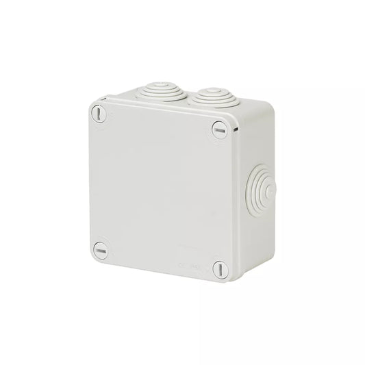 VIMARK 7-ENTRY SQUARE JUNCTION BOX WITH KNOCKOUTS 111MM X 61MM X 111MM - MonkeyTools