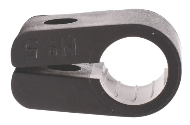 VIMARK BLACK ROUND CC5 CABLE CLEAT 10.1MM - 12.7MM 25 PACK - MonkeyTools