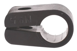 VIMARK BLACK ROUND CC5 CABLE CLEAT 10.1MM - 12.7MM 25 PACK - MonkeyTools