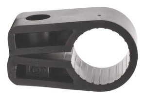 VIMARK BLACK ROUND CC6 CABLE CLEAT 12.6MM - 15.2MM 25 PACK - MonkeyTools