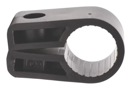 VIMARK BLACK ROUND CC6 CABLE CLEAT 12.6MM - 15.2MM 25 PACK - MonkeyTools