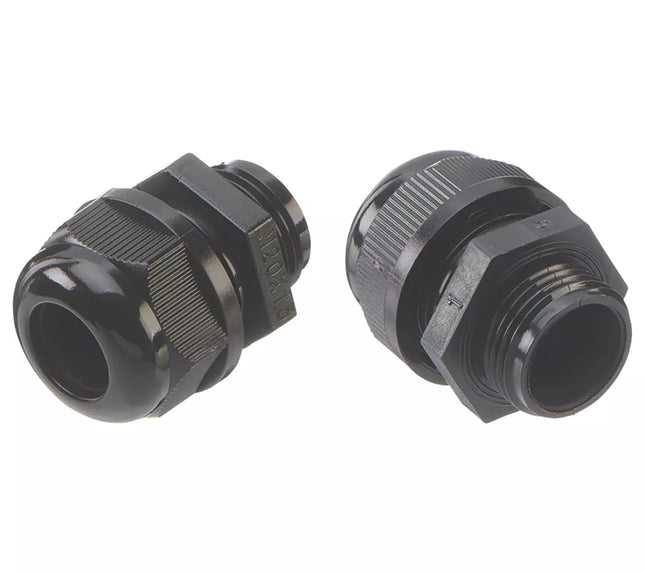VIMARK NYLON MALE COMP GLAND 20MM 2 PACK Black - MonkeyTools