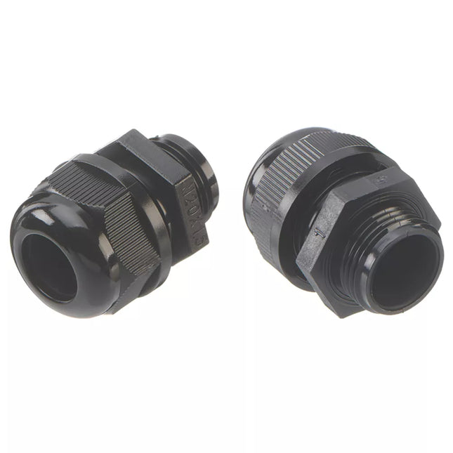VIMARK NYLON MALE COMP GLAND 20MM 2 PACK BLACK - MonkeyTools