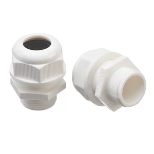 VIMARK NYLON MALE COMP GLAND 25MM 2 PACK WHITE - MonkeyTools
