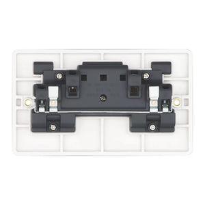 VIMARK PRO 13A 2-GANG SP SWITCHED PLUG SOCKET WHITE - MonkeyTools