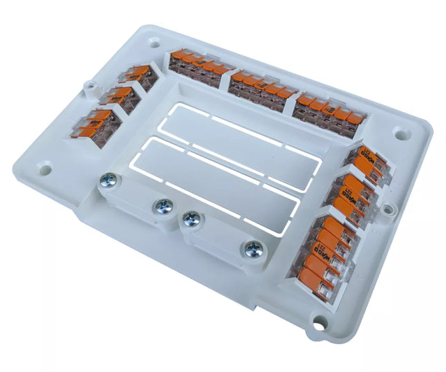 WAGO 207-3309 25A 32-TERMINAL 2/3 OR 5-WAY JUNCTION BOX SET 115MM X 155MM X 35MM - MonkeyTools