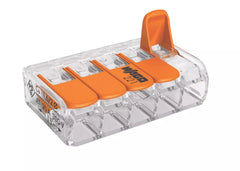 WAGO 221 SERIES 32A 5-WAY LEVER CONNECTOR 25 PACK