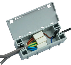 WAGO 24A LIGHT JUNCTION BOX 39 X 95 X 29MM GREY