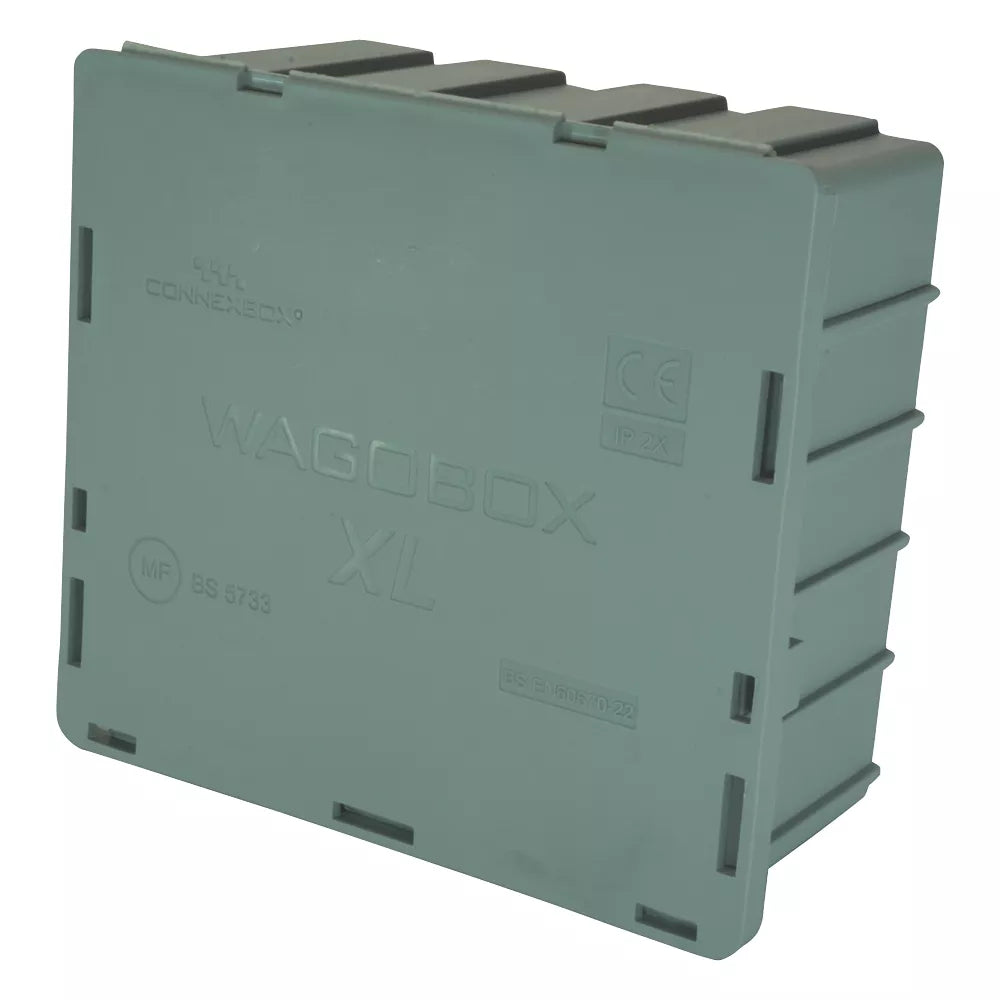 WAGO 32A JUNCTION BOX 55 X 126 X 115MM GREY - MonkeyTools