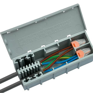 WAGO 41A JUNCTION BOX 39 X 108 X 44MM GREY - MonkeyTools