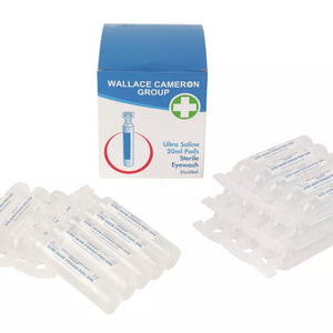 WALLACE CAMERON ASTROPLAST EYEWASH SALINEPODS 25 PACK - MonkeyTools
