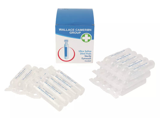 WALLACE CAMERON ASTROPLAST EYEWASH SALINEPODS 25 PACK - MonkeyTools