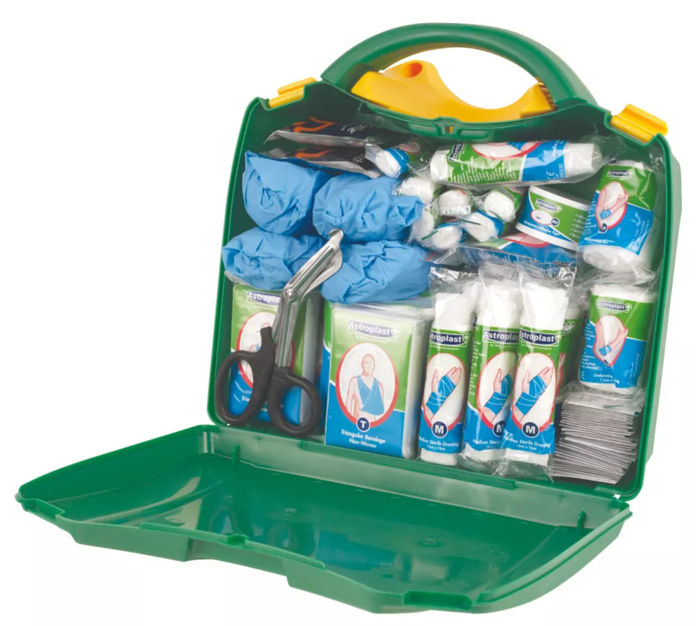 WALLACE CAMERON ASTROPLAST GREEN BOX BRITISH STANDARD FIRST AID KIT LARGE - MonkeyTools