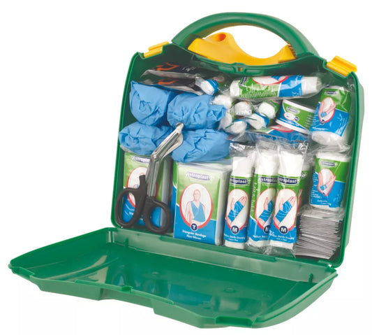 WALLACE CAMERON ASTROPLAST GREEN BOX BRITISH STANDARD FIRST AID KIT LARGE - MonkeyTools