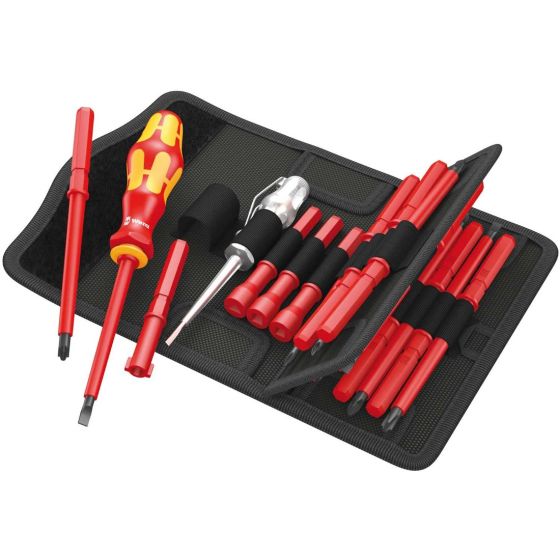WERA KRAFTFORM VDE KOMPAKT SCREWDRIVER SET - INTERCHANGEABLE 18 PIECE - MonkeyTools