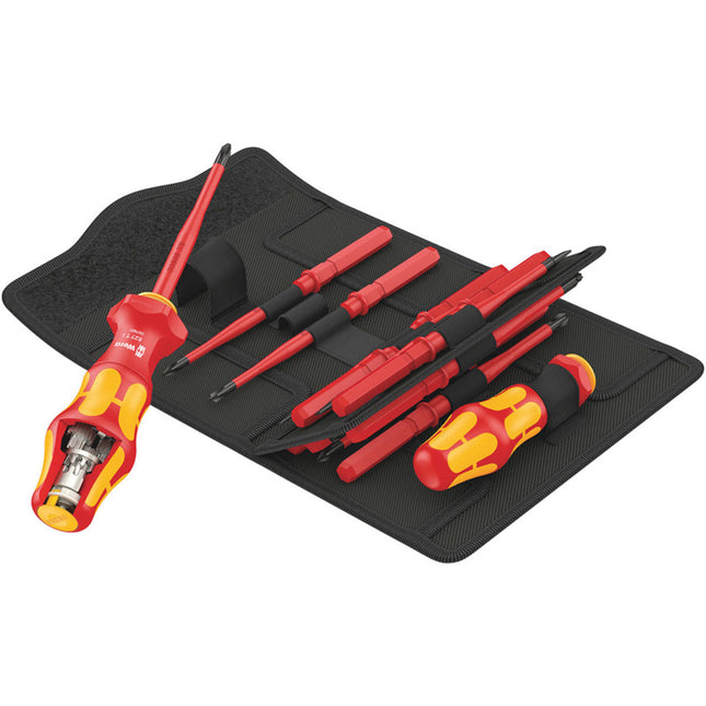Wera Kraftform Kompakt Turbo i 1 Gearbox Screwdriver Set 16 Piece 05057484001 - MonkeyTools
