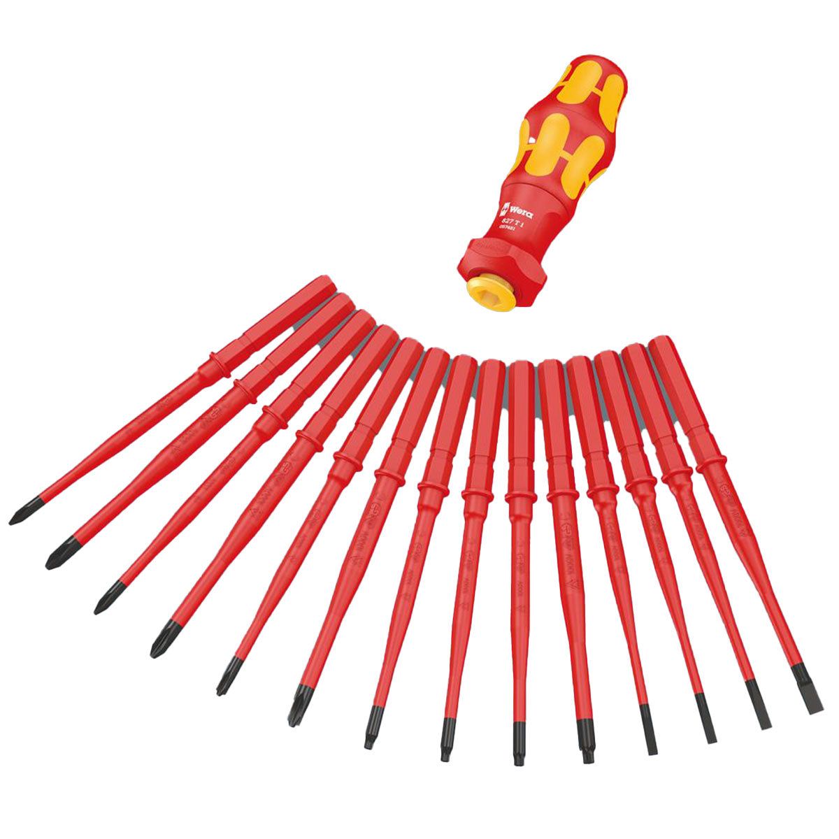 Wera Kraftform Kompakt Turbo i 1 Gearbox Screwdriver Set 16 Piece 05057484001 - MonkeyTools
