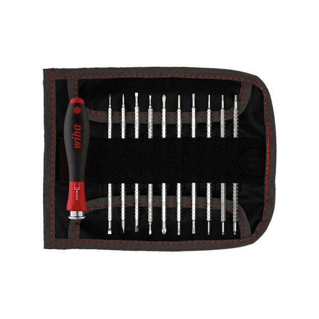 Wiha System 4 Soft Finish Interchangeable Screwdriver Set 12 Piece WHA-27820 - MonkeyTools