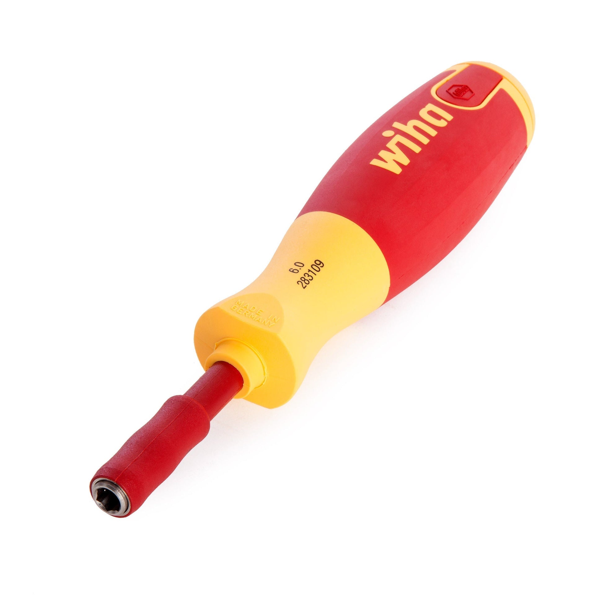 Wiha VDE Slim 6 in 1 Lift-Up Screwdriver and Bit Holder WHA-38613 - MonkeyTools